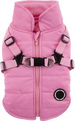 Puppia Mountaineer II Coat Dog Harness, Pink, Medium: 16.5-in chest