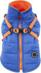 Puppia Mountaineer II Coat Dog Harness, Royal Blue, Medium: 16.5-in chest