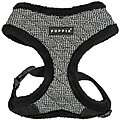 Puppia Gaspar A Dog Harness, Black, Large: 19.3 to 26.7-in chest