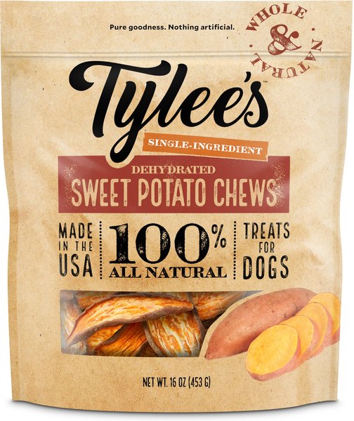 Tylee's Sweet Potato Chew Dehydrated Dog Treats, 16-oz bag slide 1 of 8