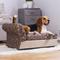 Show in main carousel: Moots Cleopatra Chaise Lounge Orthopedic Elevated Cat & Dog Bed with Removable Cover, Chocolate Brown, Medium slide 3 of 14