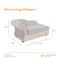 Show in main carousel: Moots Cleopatra Chaise Lounge Orthopedic Elevated Cat & Dog Bed with Removable Cover, Silver / Platinum, Medium slide 5 of 13