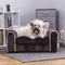 Show in main carousel: Moots Furry Sofa Lounge Orthopedic Elevated Cat & Dog Bed with Removable Cover, Chocolate, Medium slide 1 of 13