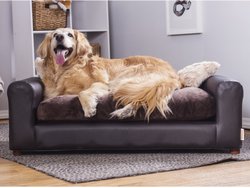 Moots Premium Leatherette Sofa Removable Cover Orthopedic Elevated Cat & Dog Bed