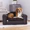 Show in main carousel: Moots Premium Leatherette Sofa Removable Cover Orthopedic Elevated Cat & Dog Bed, Espresso, Medium slide 1 of 12