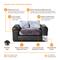 Show in main carousel: Moots Premium Leatherette Sofa Removable Cover Orthopedic Elevated Cat & Dog Bed, Black, Medium slide 4 of 12