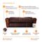 Show in main carousel: Moots VIP Microsuede Oak Couch Orthopedic Elevated Cat & Dog Bed with Removable Cover, Brown, Large slide 6 of 13