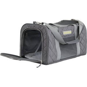 Iris Usa 19 Extra Small Pet Travel Carrier With Front And Top Access,  Black/gray : Target