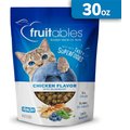 Fruitables Chicken & Blueberry Flavor Crunchy Cat Treats, 30-oz bag