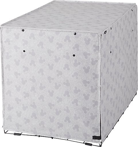 Disney Mickey Mouse Crosshatch Dog Crate Cover, 36-inch