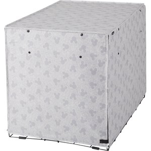 Disney Mickey Mouse Crosshatch Dog Crate Cover, 36-inch