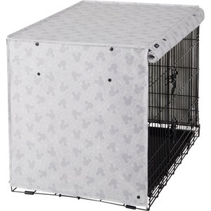 Disney Mickey Mouse Crosshatch Dog Crate Cover, 36-inch