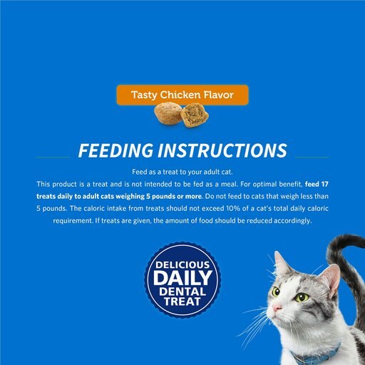 DentaLife Tasty Chicken Flavor Dental Cat Treats, 19-oz bag