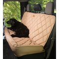 3 Dog Pet Supply Crew Cab Truck Seat Protector with Bolster, Large, Tan