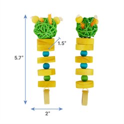 Frisco Caterpillar Small Pet Chew Toy (2 PK) slide 2 of 4