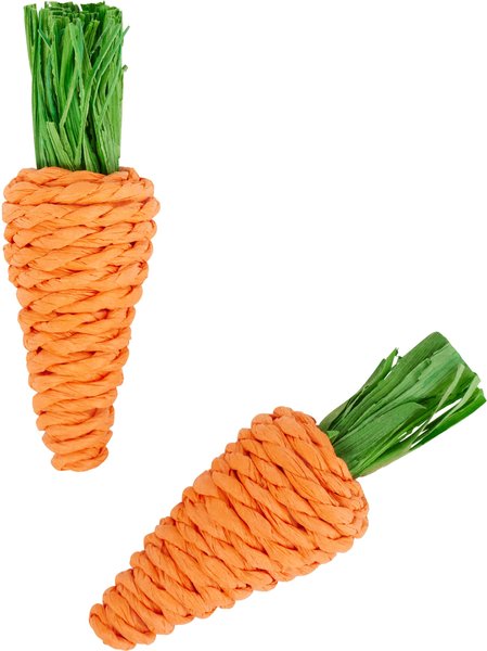 Frisco Carrot Small Pet Chew Toy (2 PK) slide 1 of 5