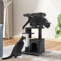 Coziwow by Jaxpety 33-in Small Cat Climbing Tree & Condo, Dark Grey