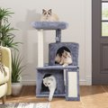 Coziwow by Jaxpety Cat Tree Tower & Condos with Scratch Posts, 34-inch, Grey