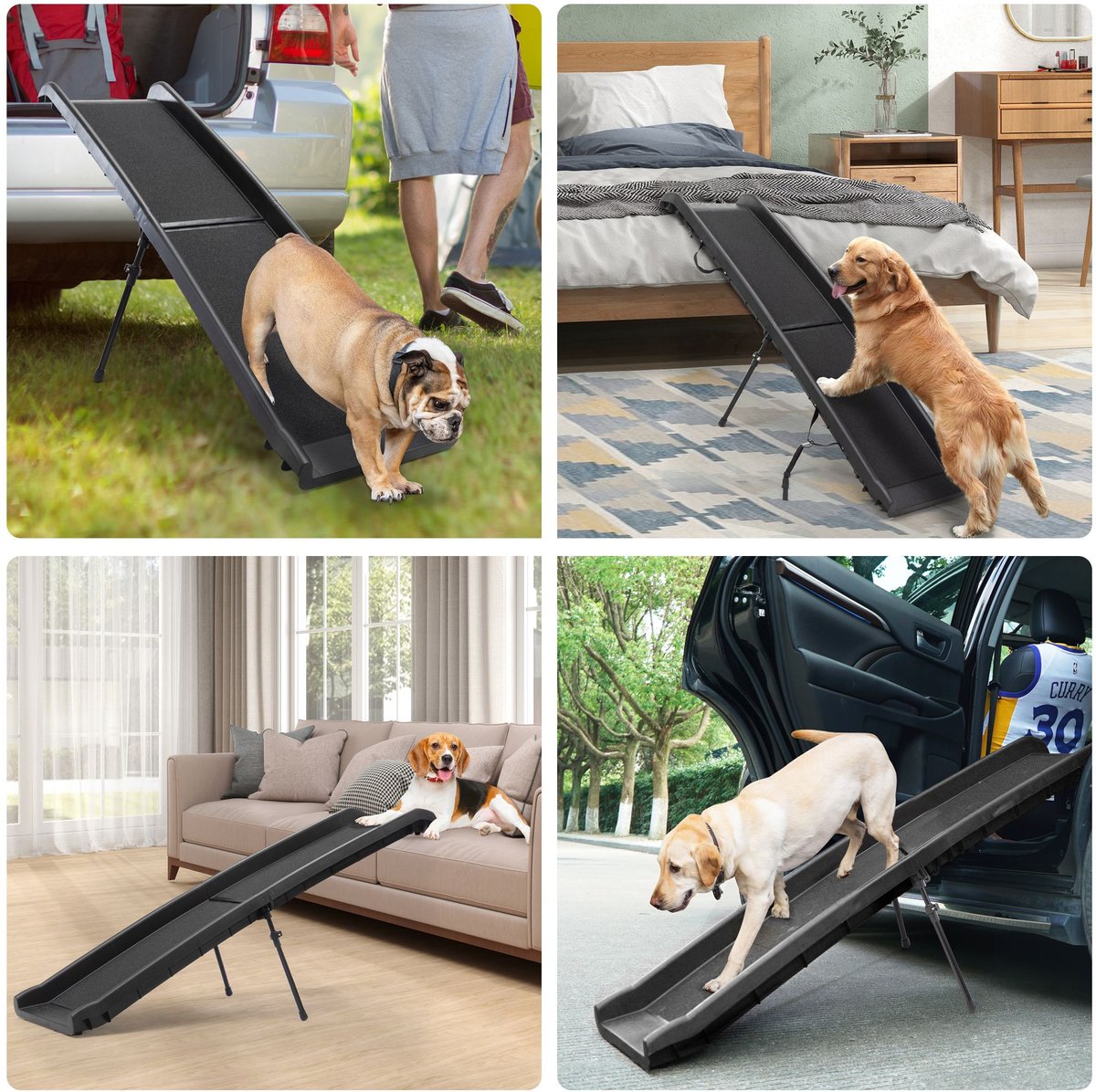 Coziwow by Jaxpety Foldable Dog Car Ramp