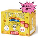 Tiny Tiger Kitten Classic, Variety Pack, Whitefish & Poultry Pate Recipe, Canned Cat Food, 3-oz can, case of 24