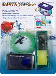 Penn-Plax Small World Ul Aquarium Filter & Pump