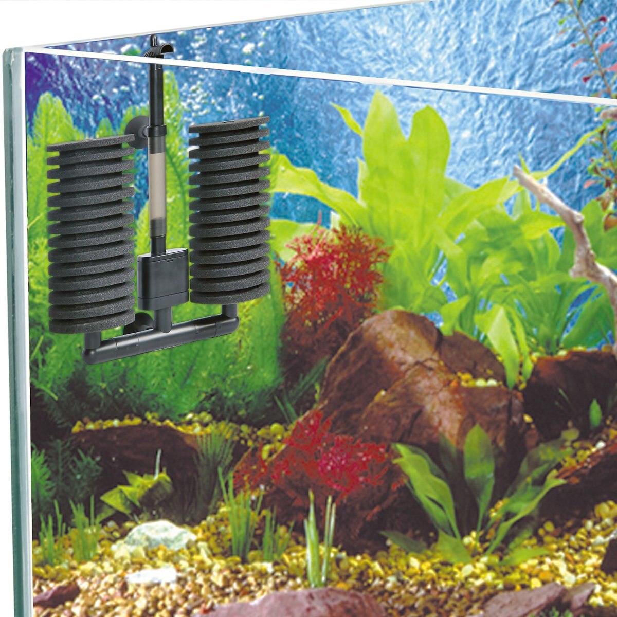 PENNPLAX Powerhead Driven Nano Aquarium Sponge Filter