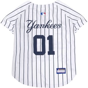 Pets First MLB Dog & Cat Jersey, New York Yankees, 3X-Large