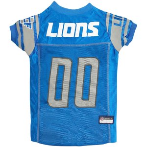 Pets First NFL Dog & Cat Mesh Jersey, Detroit Lions, Small