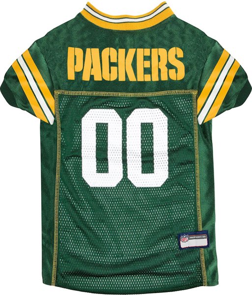 Pets First NFL Dog & Cat Jersey, Green Bay Packers, X-Small slide 1 of 3
