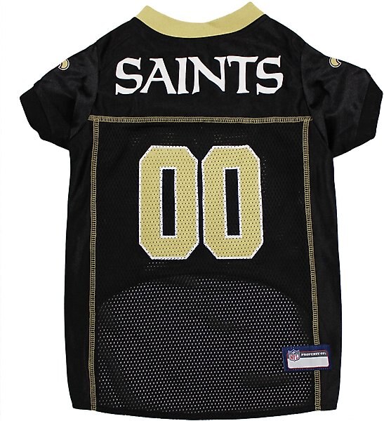 Pets First NFL Dog & Cat Jersey, New Orleans Saints, Large slide 1 of 3