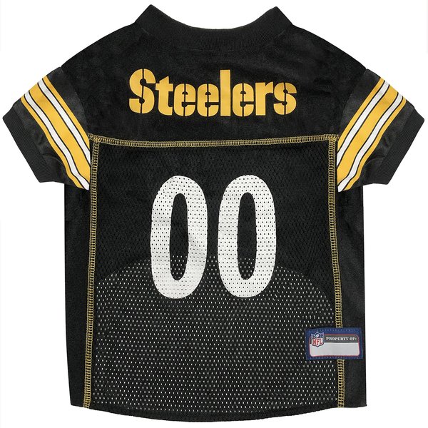 Pets First NFL Dog & Cat Jersey, Pittsburgh Steelers, X-Large slide 1 of 3