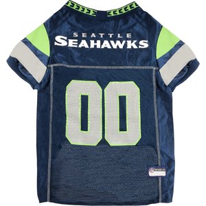 Pets First NFL Dog & Cat Jersey, Seattle Seahawks, Large