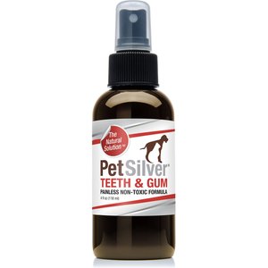 PetSilver Teeth & Gum Dog Dental Spray, 4-oz bottle