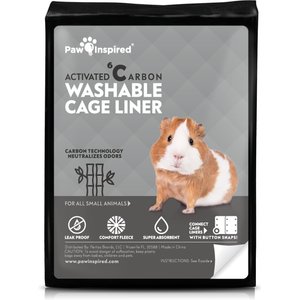 Paw Inspired Washable Fleece Guinea Pig Cage Liners, C&C 2x1, 1 ct., 1 count