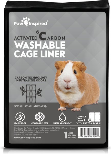 Paw Inspired Washable Fleece Guinea Pig Cage Liners & Bedding, 1 count, Midwest slide 1 of 8