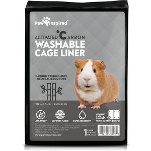 Paw Inspired Washable Fleece Guinea Pig Cage Liners & Bedding, 1 count, Midwest