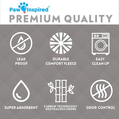 Show full view: Paw Inspired Washable Fleece Guinea Pig Cage Liners & Bedding, 1 count, Midwest slide 6 of 9