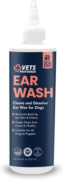 Vets Preferred Advanced Ear Wash for Dogs, 8-oz bottle slide 1 of 9