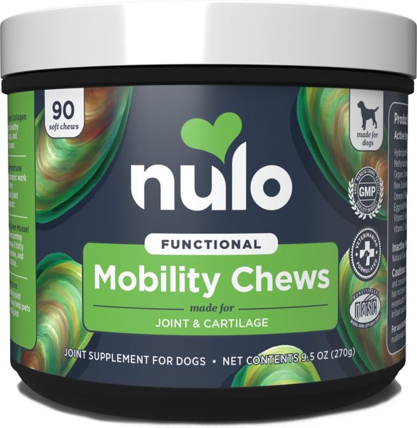 Nulo Mobility Beef Flavored Soft Chews Joint Supplement for Dogs, 90 Count slide 1 of 9