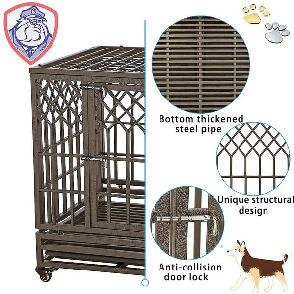 SMONTER Heavy Duty Y Shape Dog Crate & Playpen