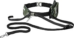 Frisco Outdoor Running Belt with Bungee Dog Leash
