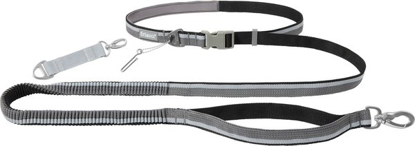 Frisco Outdoor Running Hands-Free Dog Leash, Black: 6-ft long, 1-in wide slide 1 of 8