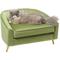 Show in main carousel: Frisco Elevated Curved Dog & Cat Sofa Bed with Removable Cover, Olive Green slide 3 of 6