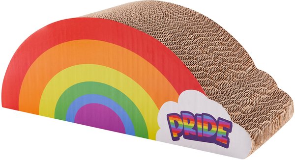 Frisco Pride Rainbow Cat Scratcher Toy with Catnip slide 1 of 4