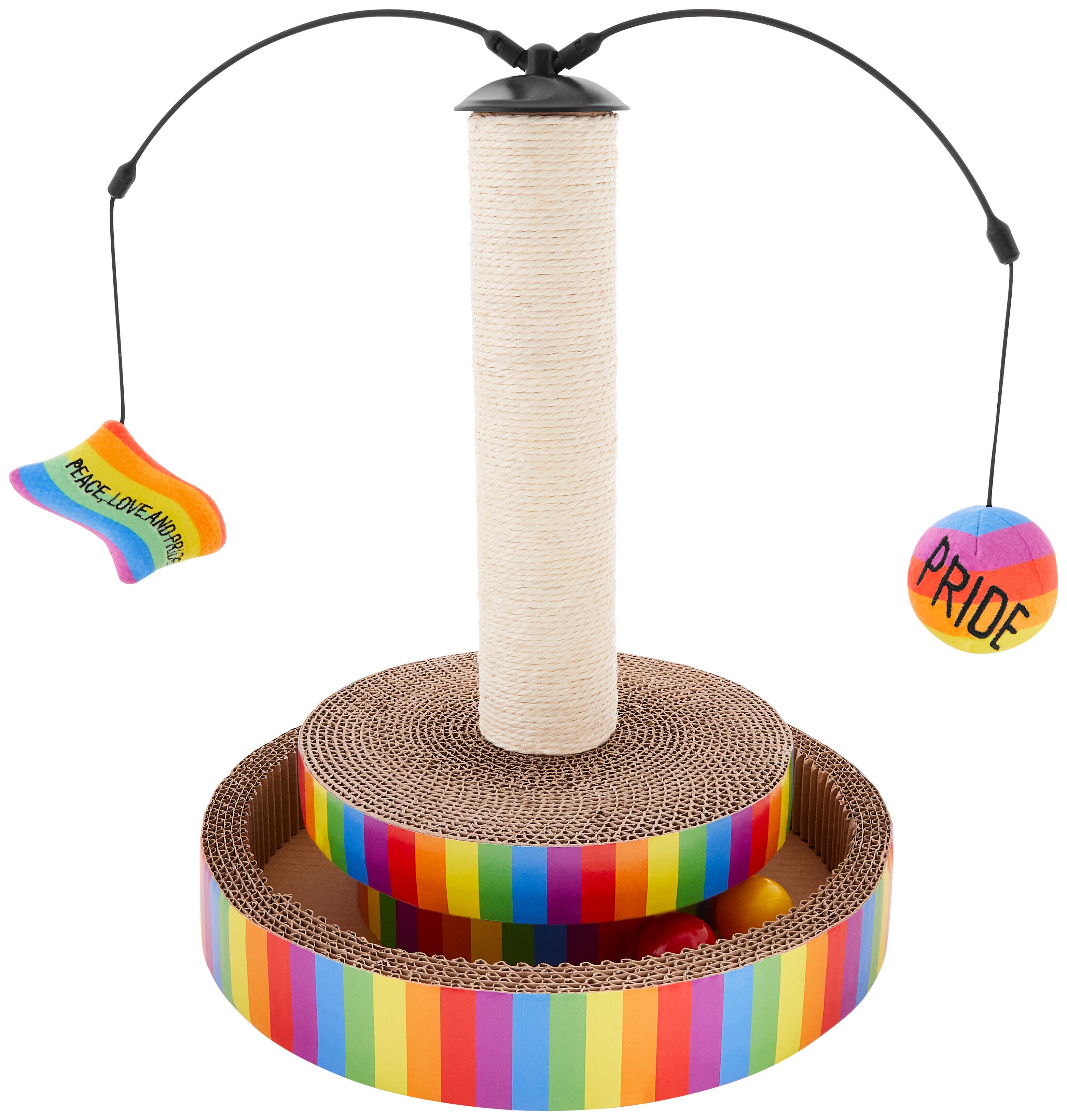 FRISCO Pride Interactive Cat Scratcher Toy with Catnip Customer