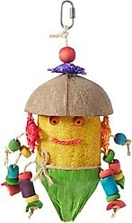 Frisco Tropical Hula Tiki Bird Chew Toy