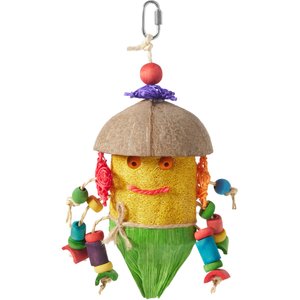 Frisco Tropical Hula Tiki Bird Chew Toy