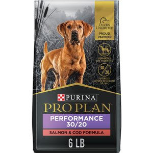 Purina Pro Plan Sport Performance All Life Stages High-Protein 30/20 Salmon & Cod Formula Dry Dog Food, 6-lb bag