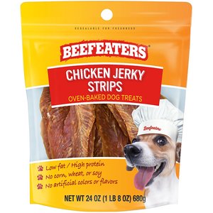 Beefeaters Chicken Strips Jerky Dog Treat, 24-oz bag