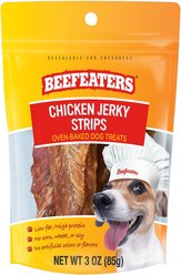 Beefeaters Chicken Strips Jerky Dog Treat, 3-oz bag